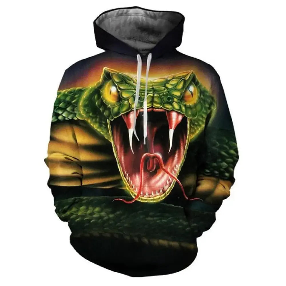 Rattlesnake Hoodie Green Snakes Store™