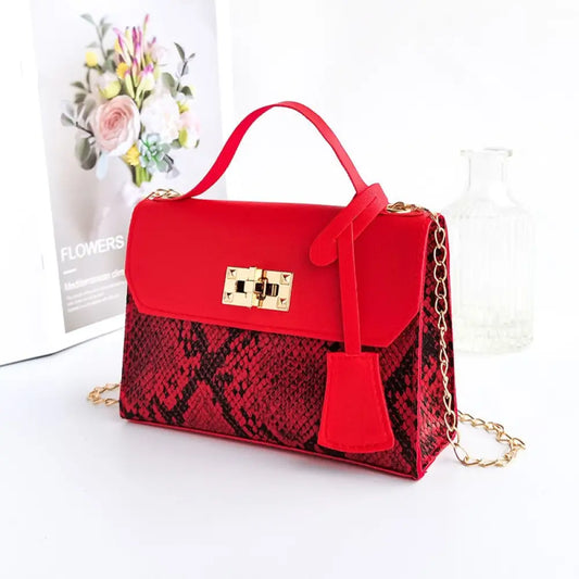 Red Snake Bag Red 20x15x8cm Snakes Store™