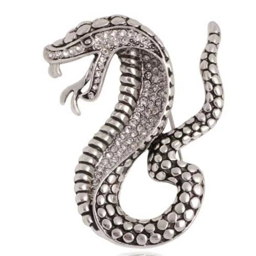 Serpent Brooch silver Snakes Store™