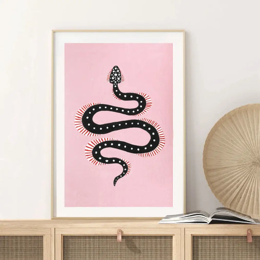 Shadows Of Rose Snake Painting