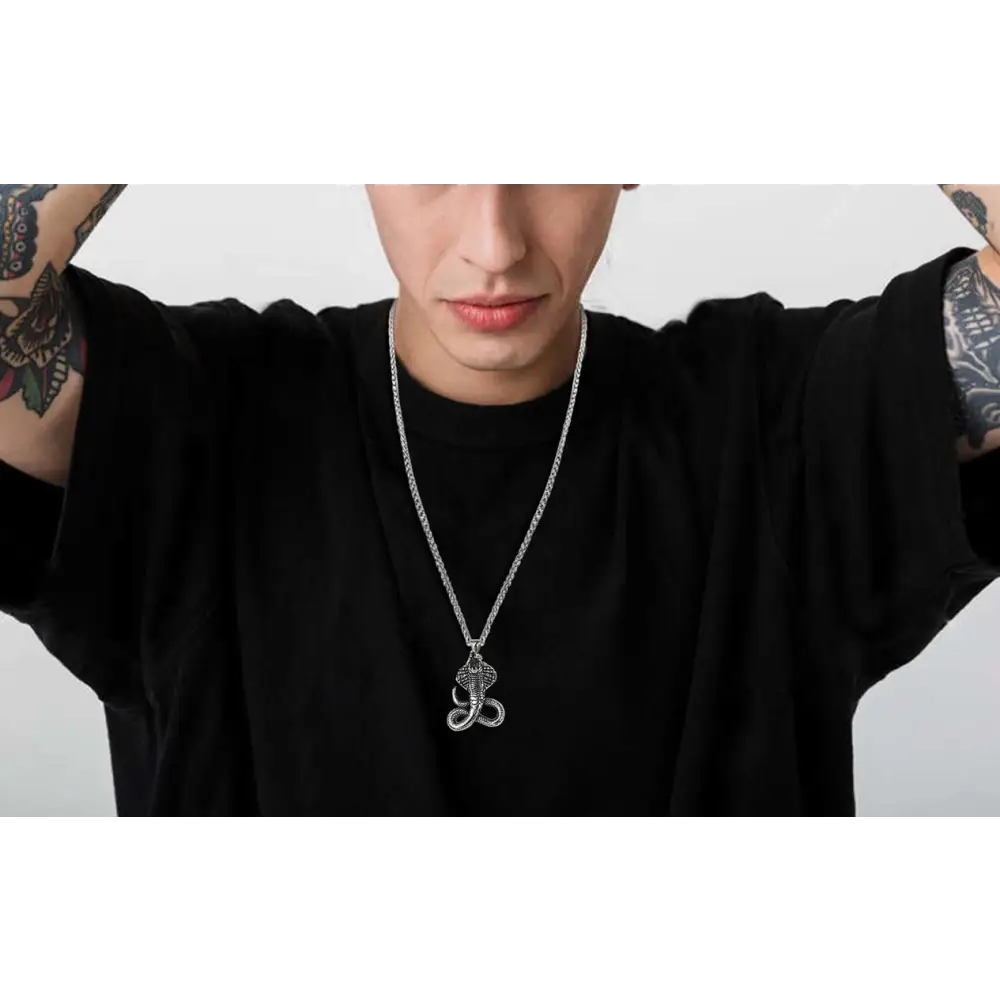 Silver Cobra Pendant Snakes Store™