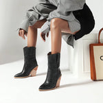 Snake Leather Booties - Vignette | Snakes Store