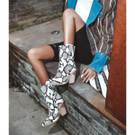 Snake Leather Booties - Vignette | Snakes Store