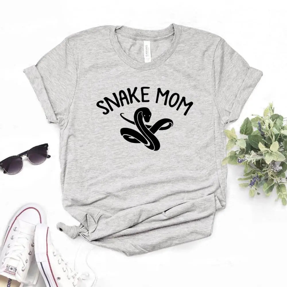 Snake Mom T-shirt Grey Snakes Store™