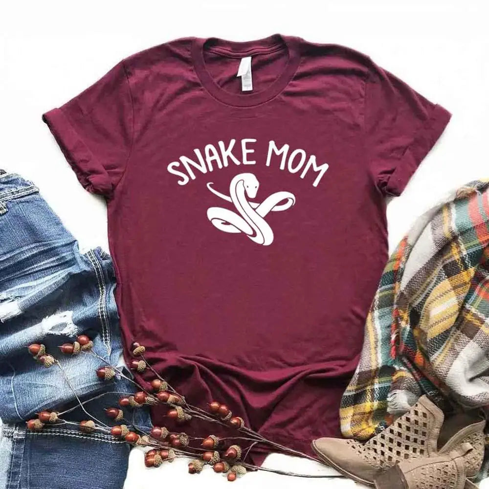 Snake Mom T-shirt Red Snakes Store™