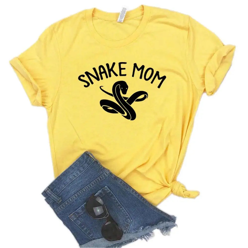 Snake Mom T-shirt Yellow Snakes Store™