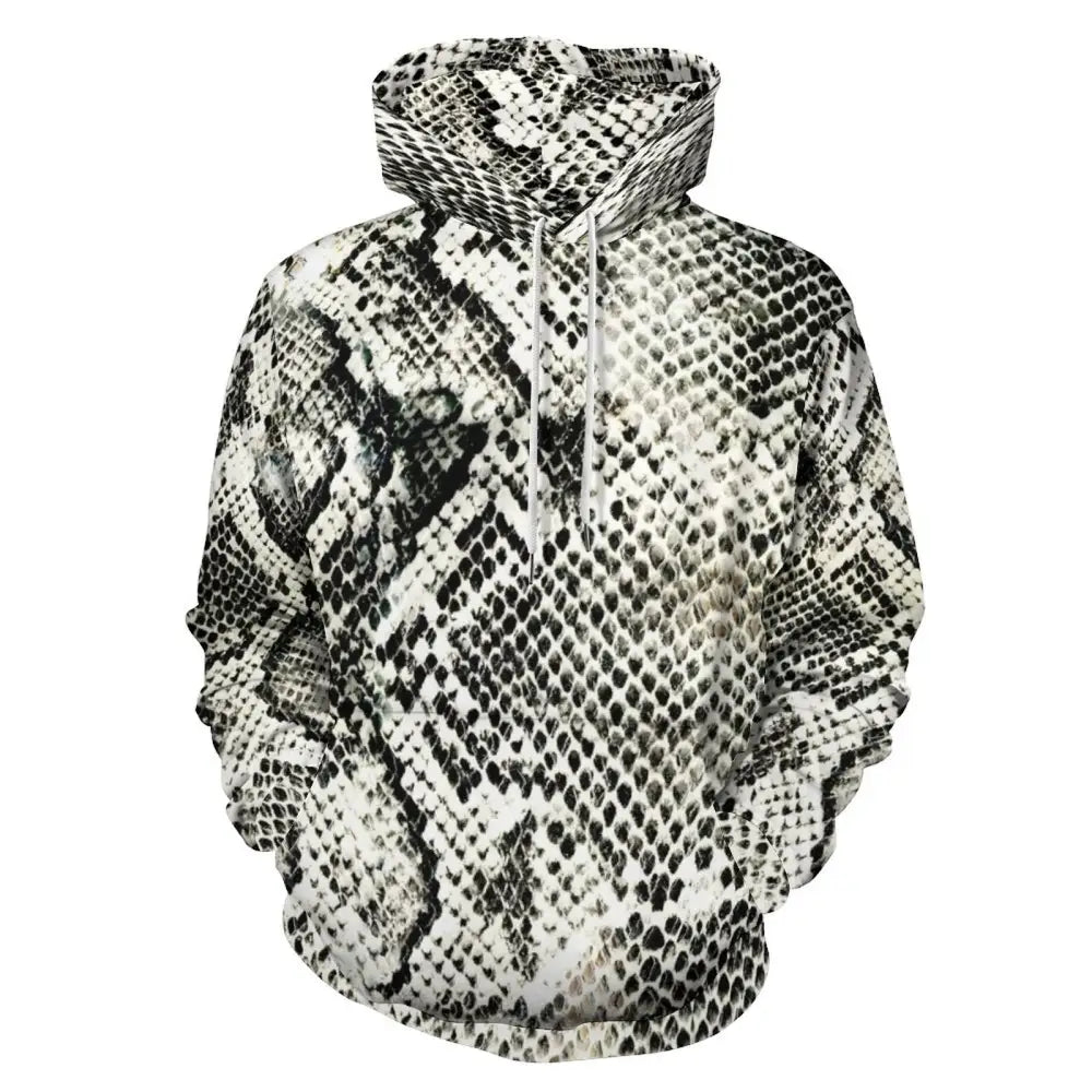 Snake Print Hoodie Snakes Store™