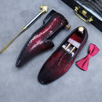 Snake Print Leather Shoes - Vignette | Snakes Store