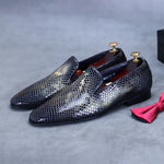 Snake Print Leather Shoes - Vignette | Snakes Store