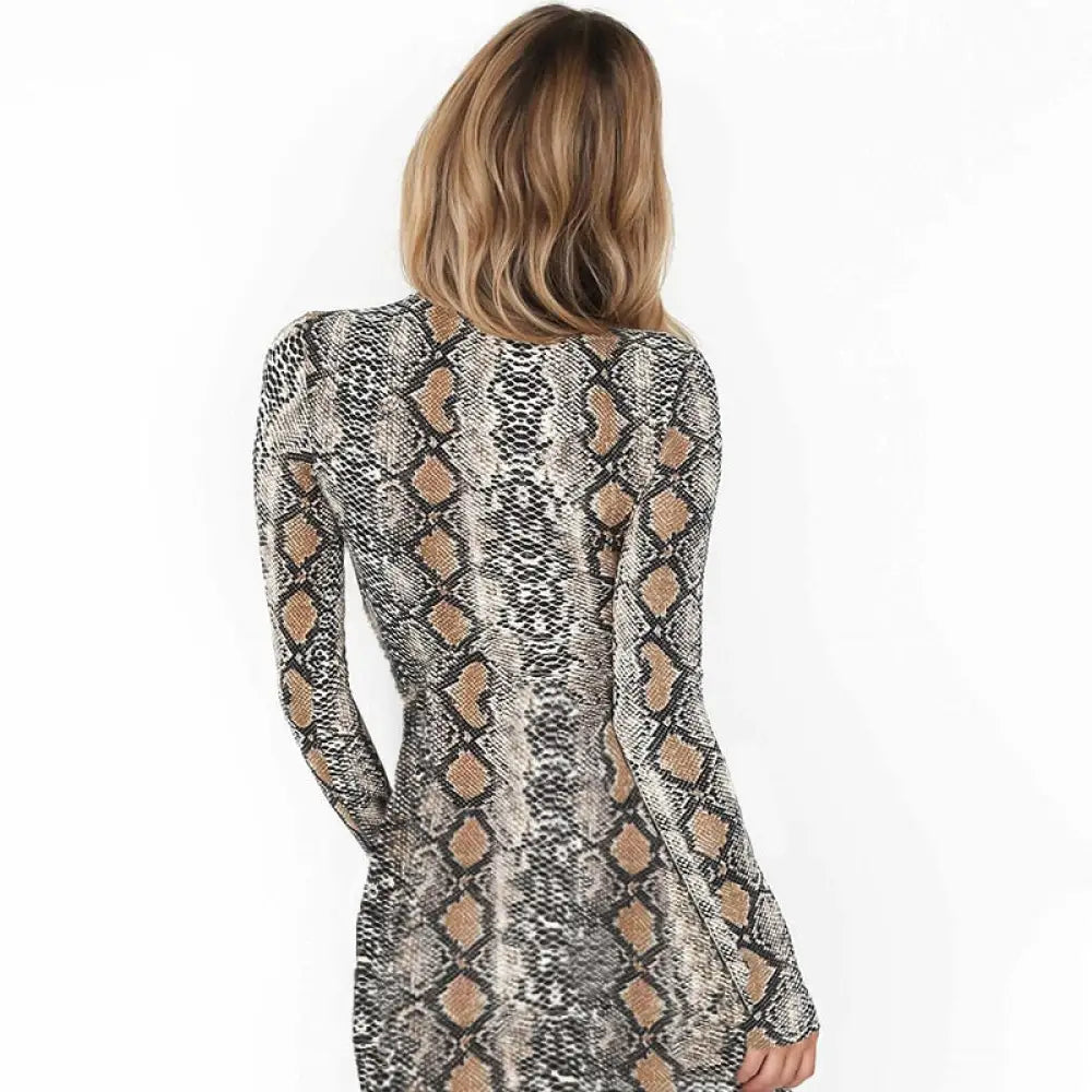 snake print mini dress Command Snake Print Mini Dress EDGE