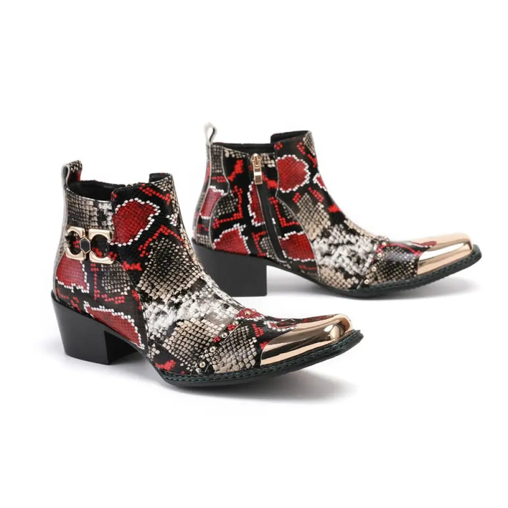 Fake Snakeskin Boots Snakes Store