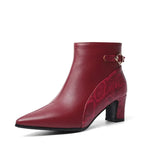 Womens Snake Print Booties - Vignette | Snakes Store