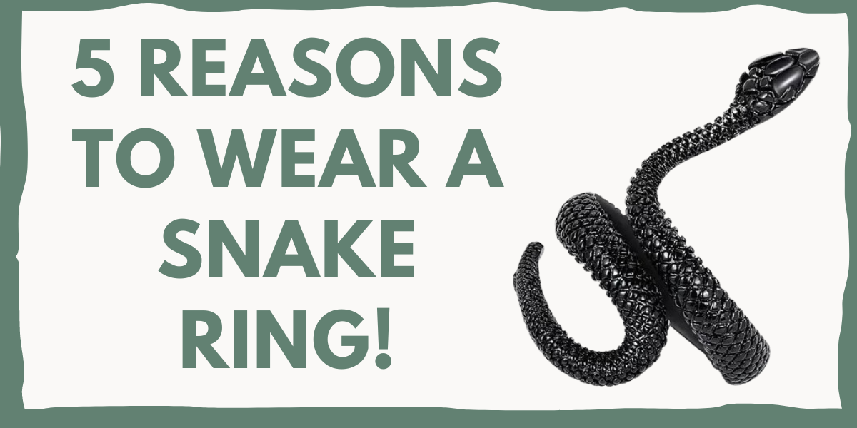 5 REASONS TO WEAR A SNAKE RING!