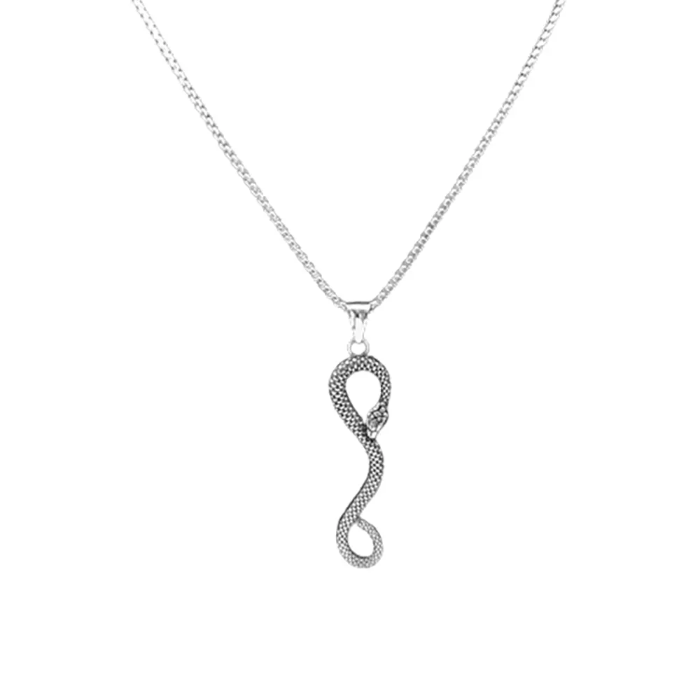 Silver Snake Necklace