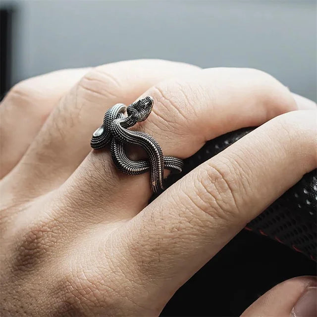 Men Snake Rings Collection