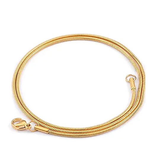 1.5 mm Snake Chain Gold 1.5mm Width Snakes Store™