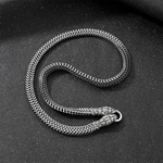 24 Inch Silver Snake Chain - Vignette | Snakes Store