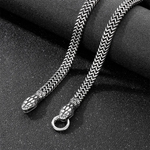 24 Inch Silver Snake Chain - Vignette | Snakes Store