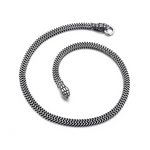 24 Inch Silver Snake Chain - Vignette | Snakes Store