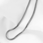 3mm Sterling Silver Snake Chain - Vignette | Snakes Store