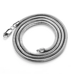 3mm Sterling Silver Snake Chain - Vignette | Snakes Store