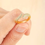 Snake Shaped Copper Ring - Vignette | Snakes Store