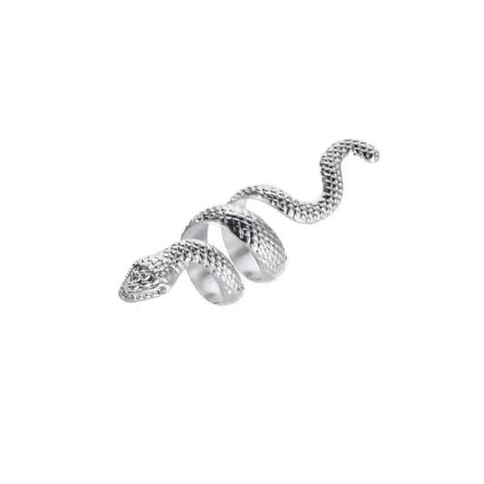 Adjustable Snake Ring Silver Alloy One fits for most Snakes Store™