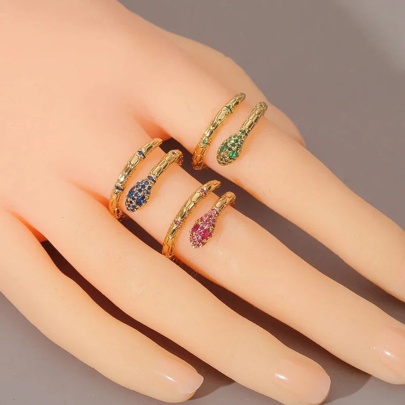 Snake Shaped Finger Ring Snakes Store