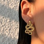 Anaconda Earrings - Vignette | Snakes Store