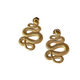 Anaconda Earrings Gold Fits for all 316L Stainless Steel Snakes Store™