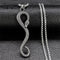 Anaconda Necklace Silver 24" | 60cm 316L Stainless Steel Snakes Store™