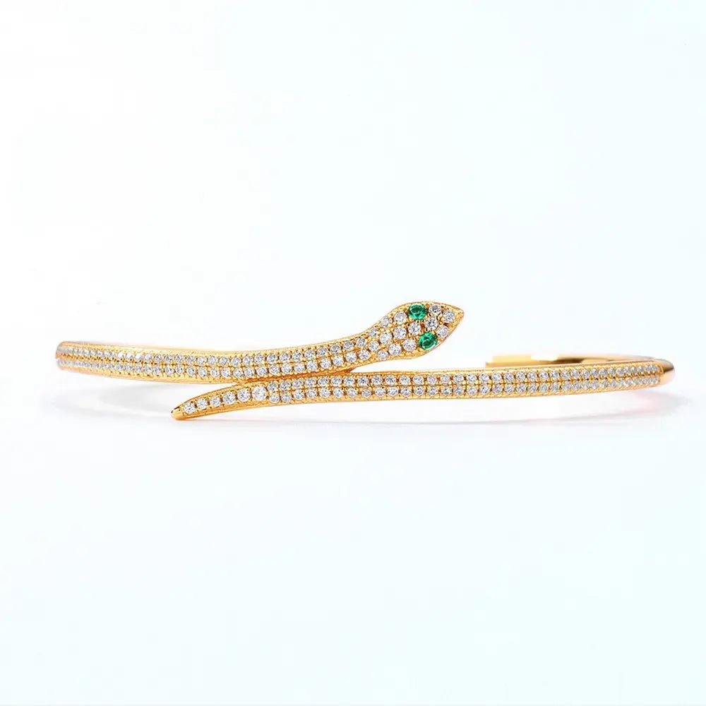 Antique Snake Bracelet Gold