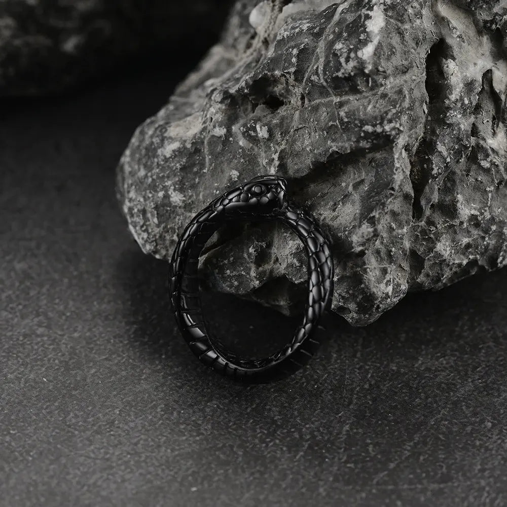 Black Serpent Ring Snakes Store™