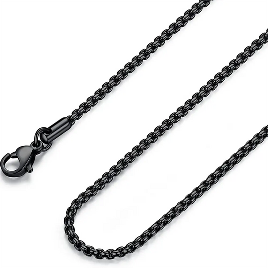 Black Snake Chain Black width 3mm Snakes Store™