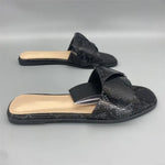 Black Snakeskin Mules - Vignette | Snakes Store