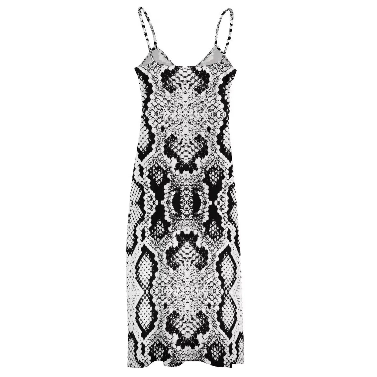 Black and White Snake Print Dress Snakes Store™