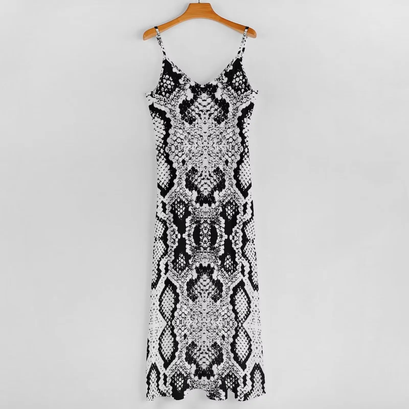 Black and White Snake Print Dress Snakes Store™