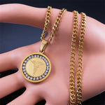 Caduceus Necklace Gold - Vignette | Snakes Store