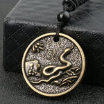 Chinese Zodiac Snake Necklace - Vignette | Snakes Store
