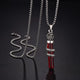 Cool Men Snake Pendant Silver red Snakes Store™