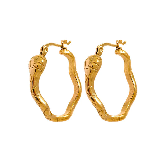 Cool Snake Earrings Gold Snakes Store™