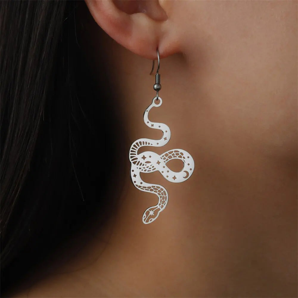 Crystal Snake Earrings Snakes Store™