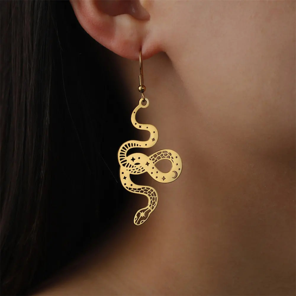 Crystal Snake Earrings Snakes Store™