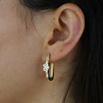 Dainty Snake Hoop Earrings - Vignette | Snakes Store