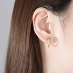 Diamond Snake Huggie Earrings - Vignette | Snakes Store