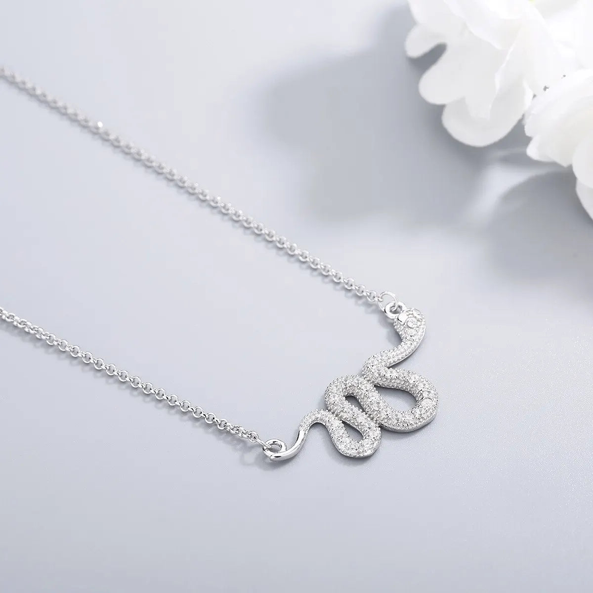 Diamond Snake Pendant Necklace Snakes Store™