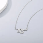 Diamond Snake Pendant Necklace - Vignette | Snakes Store