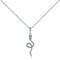 Diamond Snake Pendant Silver 18" | 45cm 925 Sterling Silver Snakes Store™