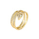 Diamond Snake Ring Gold Copper One fits for most Snakes Store™