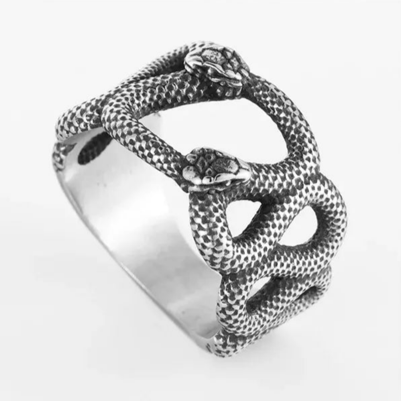 Two Snake Rings Double Snake Ring | Snakes Store™
